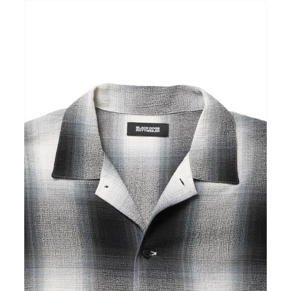 画像3: ROTTWEILER/R9 CHAMPION CHECK SHIRT（BLACK）［チャンピオンチェックシャツ-25春夏］ (3)
