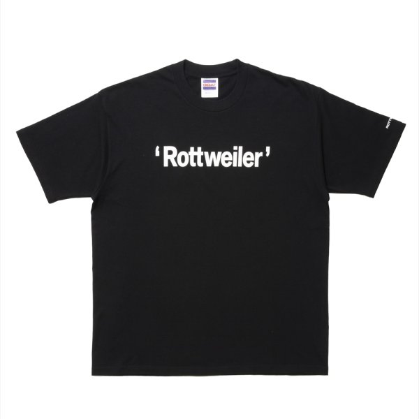 画像1: ROTTWEILER/RW TEE（BLACK）［プリントT-25春夏］ (1)