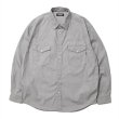 画像1: ROTTWEILER/R9 GRAY DENIM SHIRT（GRAY）［グレーデニムシャツ-25春夏］ (1)