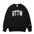 画像1: ROTTWEILER/RTTW SWEATER（BLACK）［クルーネックスウェット-25春夏］ (1)