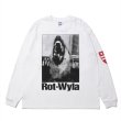 画像1: 【30%OFF】ROTTWEILER/DOG PHOTO LS TEE（WHITE）［プリント長袖T-25春夏］ (1)