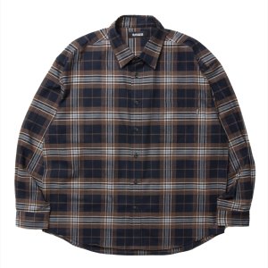 画像: ROTTWEILER/R9 BRUSHED TWILL SHIRT（BROWN）［ブラッシュドツイルシャツ-25春夏］