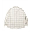 画像2: ROTTWEILER/R9 OMBRE SHIRT（BEIGE）［オンブレチェックシャツ-25春夏］ (2)