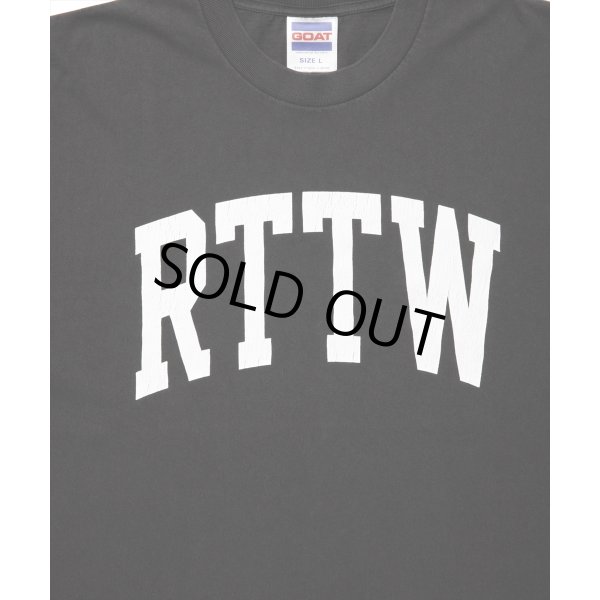 画像4: ROTTWEILER/RTTW PIGMENT TEE（CHARCOAL）［ピグメント染めプリントT-25春夏］ (4)