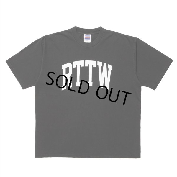 画像1: ROTTWEILER/RTTW PIGMENT TEE（CHARCOAL）［ピグメント染めプリントT-25春夏］ (1)