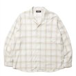 画像1: ROTTWEILER/R9 OMBRE SHIRT（BEIGE）［オンブレチェックシャツ-25春夏］ (1)