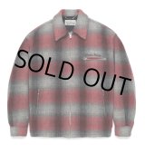 画像: WACKO MARIA/WOOL CHECK 50'S JACKET（RED）［ウールチェック50'S JKT-24秋冬］