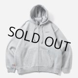 画像: 【30%OFF】TIGHTBOOTH/LOGO ZIP HOODED SWEAT SHIRT（Grey）［ジップアップフーディー-24秋冬］