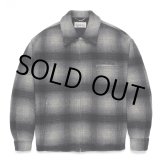 画像: WACKO MARIA/WOOL CHECK 50'S JACKET（GRAY）［ウールチェック50'S JKT-24秋冬］