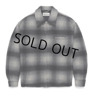 画像: WACKO MARIA/WOOL CHECK 50'S JACKET（GRAY）［ウールチェック50'S JKT-24秋冬］