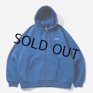 画像: 【30%OFF】TIGHTBOOTH/LOGO ZIP HOODED SWEAT SHIRT（Blue）［ジップアップフーディー-24秋冬］