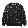 画像1: WACKO MARIA/DIAMOND HEAVY MOHAIR KNIT SWEATER（BLACK）［ダイヤモンドヘビーモヘアセーター-24秋冬］ (1)