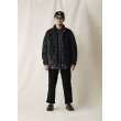 画像8: 【40%OFF】CALEE/NYLON RIP FLEECE TRACK TYPE JACKET ＜SNAKE PATTERN＞（BLACK/CHARCOAL）［フリーストラックタイプJKT-24秋冬］ (8)