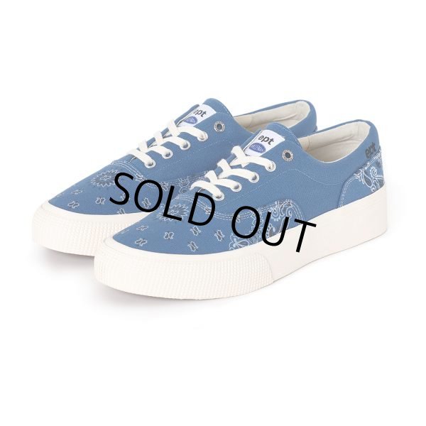 画像1: CHALLENGER/BANDANA SNEAKERS（×ept）（NAVY）［バンダナスニーカー-24秋冬］ (1)
