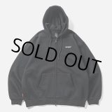 画像: 【30%OFF】TIGHTBOOTH/LOGO ZIP HOODED SWEAT SHIRT（Black）［ジップアップフーディー-24秋冬］