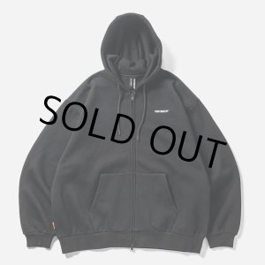 画像: 【30%OFF】TIGHTBOOTH/LOGO ZIP HOODED SWEAT SHIRT（Black）［ジップアップフーディー-24秋冬］