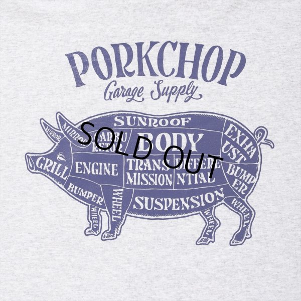 画像5: PORKCHOP/PORK BACK HOODIE（ASH）［プルオーバーパーカー-24秋冬］ (5)