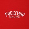 画像4: PORKCHOP/PORK BACK HOODIE（RED）［プルオーバーパーカー-24秋冬］ (4)