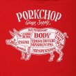 画像5: PORKCHOP/PORK BACK HOODIE（RED）［プルオーバーパーカー-24秋冬］ (5)