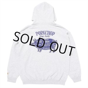 画像: PORKCHOP/PORK BACK HOODIE（ASH）［プルオーバーパーカー-24秋冬］