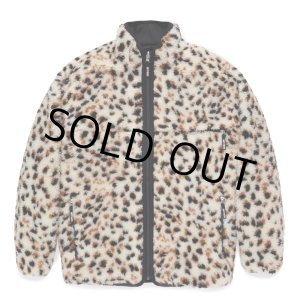 画像: WACKO MARIA/REVERSIBLE LEOPARD BOA FLEECE JACKET（WHITE）［リバーシブルレオパードボアフリースJKT-24秋冬］