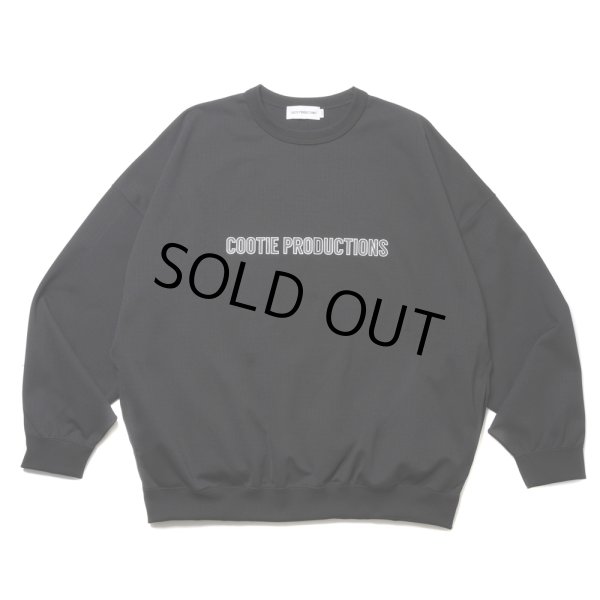 画像1: COOTIE PRODUCTIONS/Polyester Ripstop Jersey Crew（Black）［ポリエステルリップストップクルー-24秋冬］ (1)