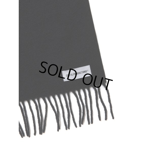 COOTIE PRODUCTIONS/Wool Stole(Black)[ウールストール-24 COOTIE PRODUCTIONS/Wool Stole(Black)[ウールストール-24