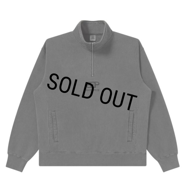 画像1: BlackEyePatch/SUPERCAR LOGO HALF ZIP SWEAT（CHARCOAL） (1)