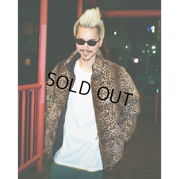 WACKO MARIA/NANGA / LEOPARD FUR DOWN JACKET（BEIGE
