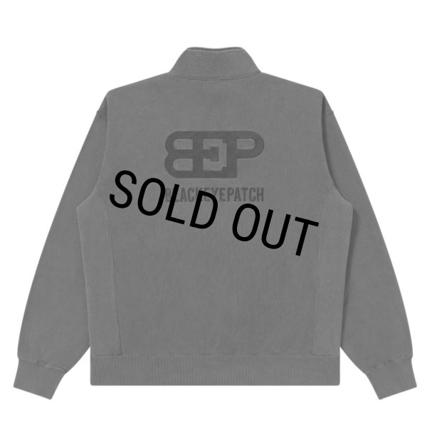画像2: BlackEyePatch/SUPERCAR LOGO HALF ZIP SWEAT（CHARCOAL） (2)