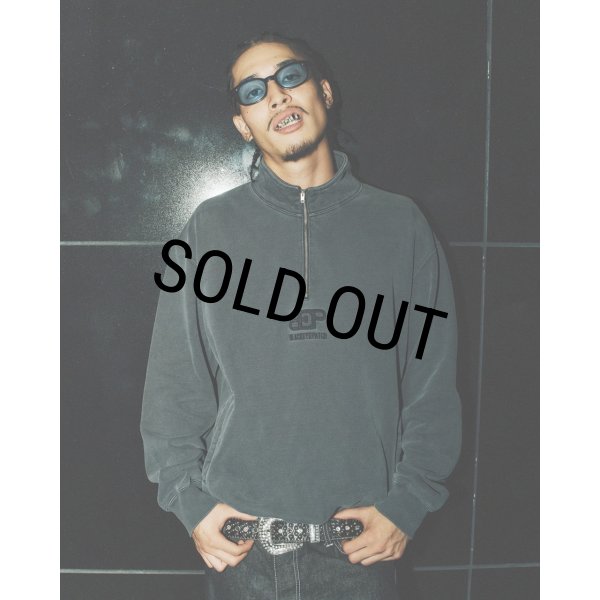画像3: BlackEyePatch/SUPERCAR LOGO HALF ZIP SWEAT（CHARCOAL） (3)