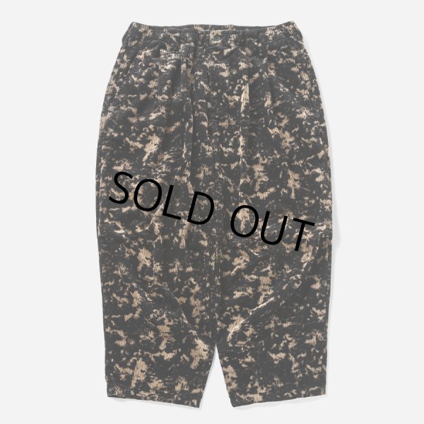 画像1: TIGHTBOOTH/BLEACH CORD BALLOON PANTS（Black）［ブリーチコーデュロイバルーンパンツ-24秋冬］ (1)