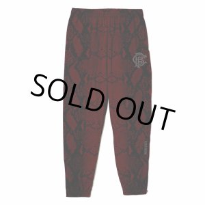 画像: 【20%OFF】BUENA VISTA/TRAINING PANTS PYTHON（BORDEAUX）［トレーニングパンツパイソン-24秋冬］