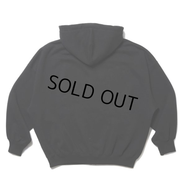 画像2: COOTIE PRODUCTIONS/Open End Yarn Heavy Oz Sweat Zip Hoodie（Black）［スウェットジップフーディー-24秋冬］ (2)