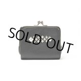 画像: CALEE/STUDS LEATHER INTERNAL FLEX FRAME TYPE MULTI WALLET（BLACK）［マルチウォレット-24秋冬］