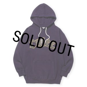 画像: 【30％OFF】CALEE/CALEE LOGO PULLOVER HD ＜NATURALLY PAINT DESIGN＞（PURPLE）［プルオーバーパーカー-24秋冬］