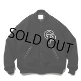 画像: COOTIE PRODUCTIONS/Wool Mossa Stadium Jacket（Black）［スタジアムJKT-24秋冬］