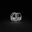 画像2: ANTIDOTE BUYERS CLUB/Engraved Initial Ring（Silver） (2)