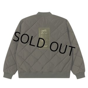 画像: BlackEyePatch/HWC LABEL EMBROIDERED QUILTED JACKET（OLIVE）