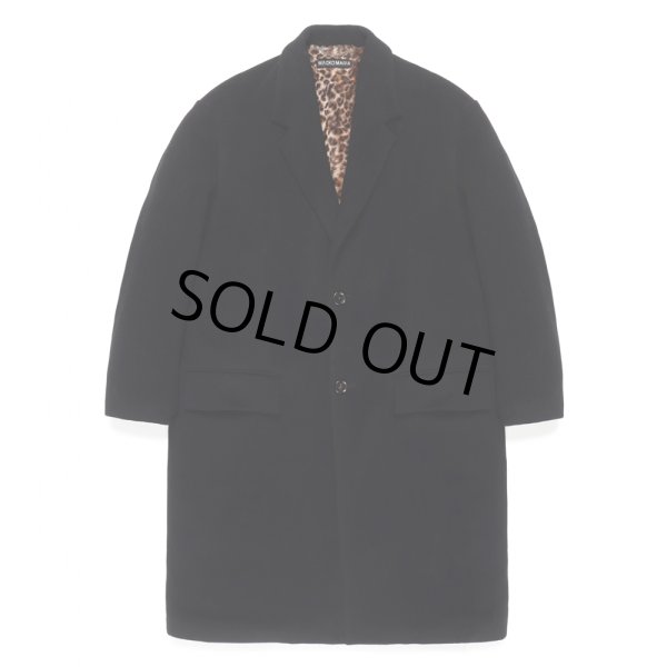 画像1: WACKO MARIA/CHESTERFIELD COAT（BLACK）［チェスターフィールドコート-24秋冬］ (1)