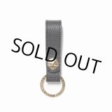 画像: WACKO MARIA/EMBOSS LEATHER KEY HOLDER（LIZARD）（BLACK/GOLD）［レザーキーホルダー-24秋冬］