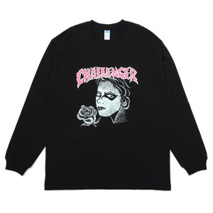 画像: CHALLENGER/L/S PUNK GIRL TEE（BLACK）［プリント長袖T-25春夏］