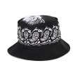 画像2: CHALLENGER/BANDANA HAT（BLACK）［バンダナハット-25春夏］ (2)