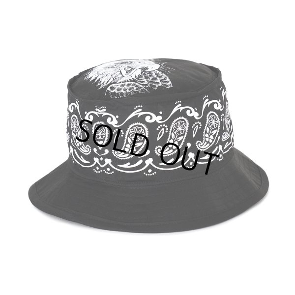 画像2: CHALLENGER/BANDANA HAT（BLACK）［バンダナハット-25春夏］ (2)
