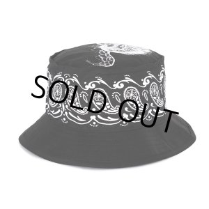 画像: CHALLENGER/BANDANA HAT（BLACK）［バンダナハット-25春夏］