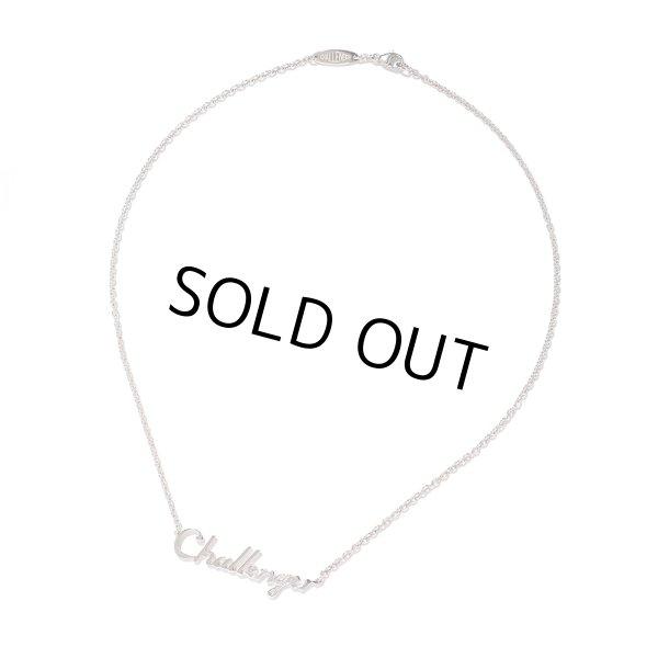 画像1: CHALLENGER/LOGO NECKLACE（SILVER）［ロゴネックレス-25春夏］ (1)