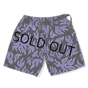 画像: CHALLENGER/FIRE SHORTS（PURPLE/BLACK）［ファイヤーショーツ-25春夏］