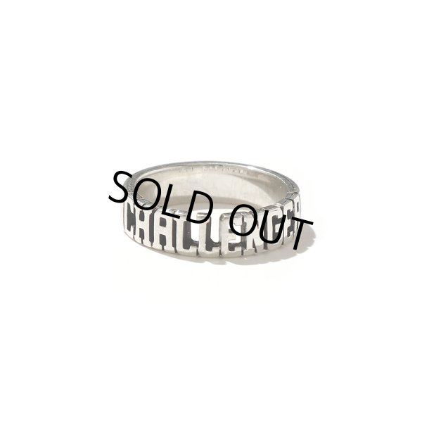 画像1: CHALLENGER/LOGO RING（SILVER）［ロゴリング-25春夏］ (1)