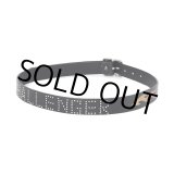 画像: CHALLENGER/FIRE LEATHER BELT（BLACK）［ファイヤーレザーベルト-25春夏］