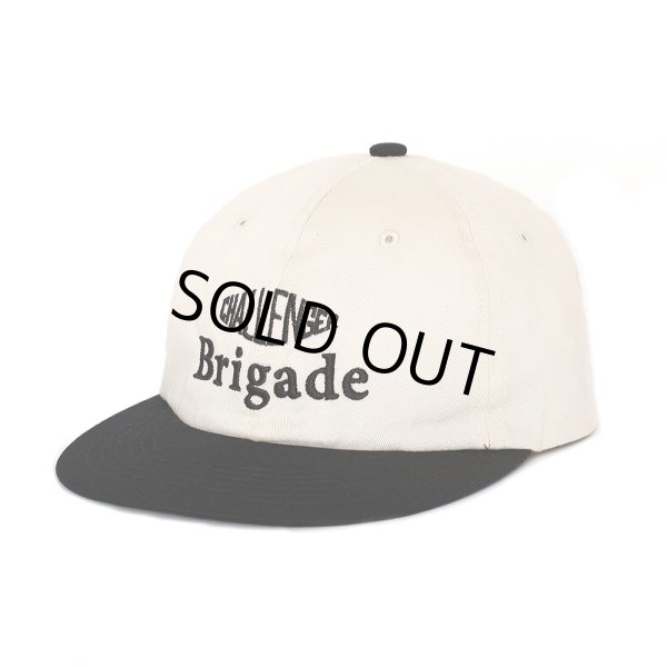 画像1: CHALLENGER/CLASSIC TWILL CAP（WHITE/BLACK）［クラシックツイルキャップ-25春夏］ (1)